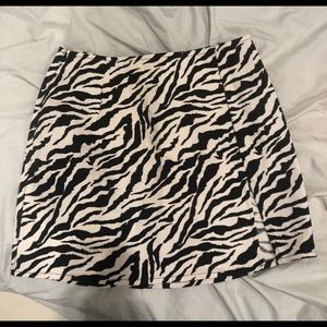 Princess poly zebra skirt